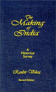 Cover of: The making of India by Ranbir Vohra