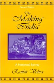 Cover of: The Making of India by Ranbir Vohra