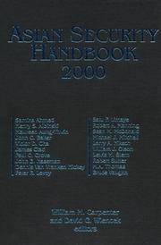 Cover of: Asian Security Handbook 2000 by 