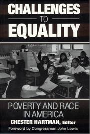 Cover of: Challenges to Equality by Chester W. Hartman