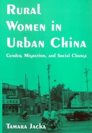 Rural women in urban China by Tamara Jacka