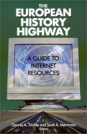Cover of: The European history highway: a guide to Internet resources