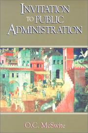 Cover of: Invitation to Public Administration