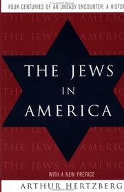 Cover of: The Jews in America by Arthur Hertzberg