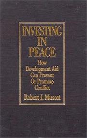 Cover of: Investing in Peace: How Development Aid can Prevent or Promote Conflict