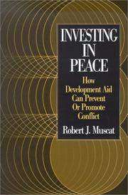 Cover of: Investing in Peace by Robert J. Muscat, Robert J. Muscat