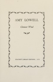 Cover of: Amy Lowell.