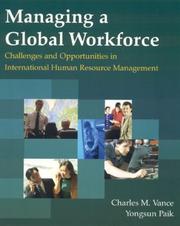 Cover of: Managing a Global Workforce by Charles M. Vance, Yongsun Paik