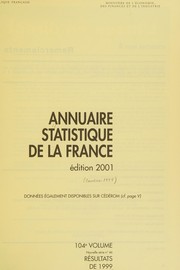 Cover of: Annuaire statistique de la France. Edition 2001 by INSEE