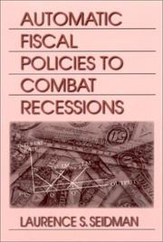 Cover of: Automatic fiscal policies to combat recessions