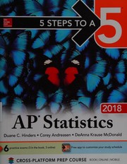 Cover of: AP statistics 2018 by Duane C. Hinders