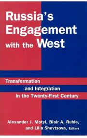 Cover of: Russia's Engagement With the West by 