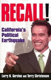 Cover of: Recall: California's Political Earthquake