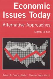 Cover of: Economic Issues Today: Alternate Approaches