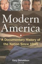 Cover of: Modern America by Gary Donaldson, Gary Donaldson