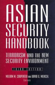 Cover of: Asian Security Handbook by James R. (FWD) Lilley