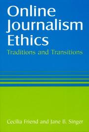 Cover of: Online Journalism Ethics: Traditions and Transitions