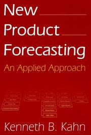 Cover of: New Product Forecasting by Kenneth B. Kahn