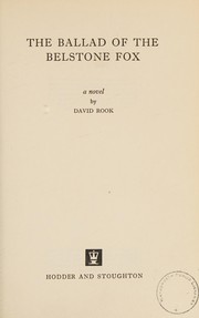Cover of: The ballad of the Belstone Fox by David Rook