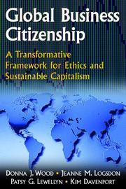 Cover of: Global Business Citizenship by Jeanne M. Logsdon, Patsy G. Lewellyn, Kim Davenport