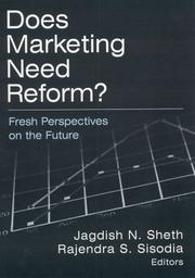 Cover of: Does marketing need reform?: fresh perspectives on the future