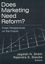 Cover of: Does Marketing Need Reform? by 