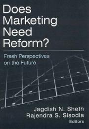 Cover of: Does Marketing Need Reform?: Fresh Perspectives on the Future