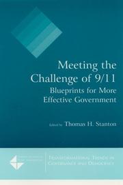 Cover of: Meeting the Challenge of 9/11: Blueprints for More Effective Government (Advances in Management Information Systems)
