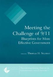 Cover of: Meeting the Challenge of 9/11: Blueprints for More Effective Government (Transformational Trends in Governance & Democracy)