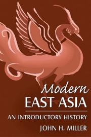 Cover of: Modern East Asia by John H. Miller
