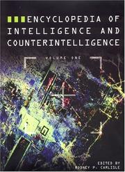 Cover of: Encyclopedia of Intelligence and Counterintelligence