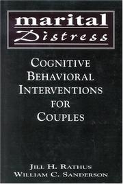 Cover of: Marital distress: cognitive behavioral interventions for couples