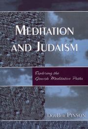 Cover of: Meditation and Judaism: exploring the Jewish meditative paths