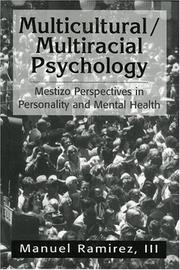 Cover of: Multicultural/Multiracial Psychology | Manuel Ramirez III