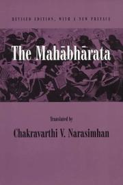 Cover of: The Mahābhārata: an English version based on selected verses