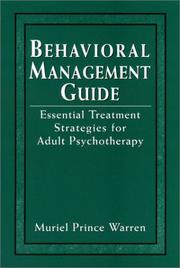 Behavioral Management Guide by Muriel Prince Warren