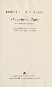 Cover of: Bolivian Diary, The [Paperback] [Jan 01, 2009] Ernesto 'Che' Guevara