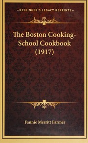 Cover of: The Boston Cooking-School Cookbook by Fannie Merritt Farmer