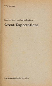 Cover of: Brodie's Notes on Charles Dicken's Great Expectations (Pan Study Aids) by T.W. Smith