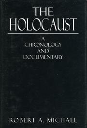 Cover of: The Holocaust: a chronology and documentary