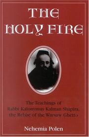 Cover of: The Holy Fire: The Teachings of Rabbi Kalonymus Kalman Shapira, the Rebbe of the Warsaw Ghetto