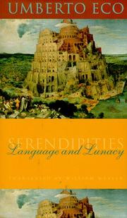 Cover of: Serendipities: language & lunacy