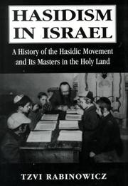 Cover of: Hasidism in Israel by Tzvi Rabinowicz