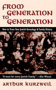 Cover of: From Generation to Generation by 