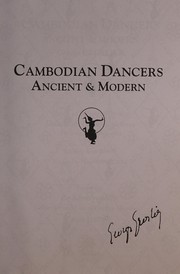 Cover of: Cambodian Dancers by George Groslier