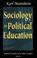 Cover of: Sociology as Political Education