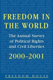 Cover of: Freedom in the World: 2000-2001 by Adrian Karatnycky