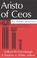 Cover of: Aristo of Ceos