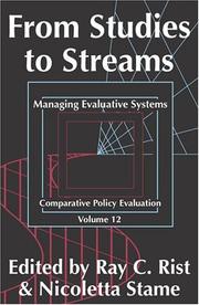 Cover of: From studies to streams: managing evaluative systems