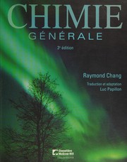 Cover of: Chimie Générale